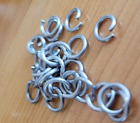 Stainless Steel Jump Rings - offset - Size 5