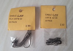 Eagle Claw Fly Hooks Style 1197 B 10-pack
