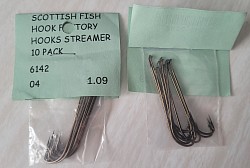 Scottish Streamer Fish Hooks 10-pack