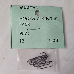 Mustad Viking Hooks Style 9671 10-pack
